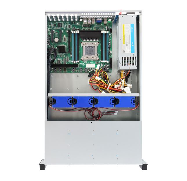 TGC Rack Mountable Server Chassis 2U 650mm, 12x 3.5 ft Hot-Swap Bays, 2x 2.5 ft Fixed Bays, up to E-ATX Motherboard, 7x LP PCIe, 2U PSU Required