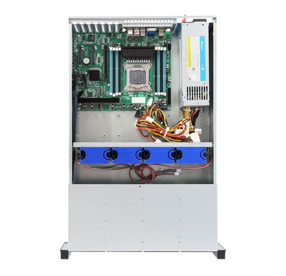 TGC Rack Mountable Server Chassis 2U 650mm, 12x 3.5 ft Hot-Swap Bays, 2x 2.5 ft Fixed Bays, up to E-ATX Motherboard, 7x LP PCIe, 2U PSU Required