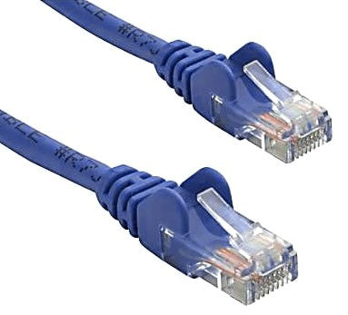 8ware CAT5e Cable 50cm   0.5m - Blue Color Premium RJ45 Ethernet Network LAN UTP Patch Cord 26AWG CU Jacket