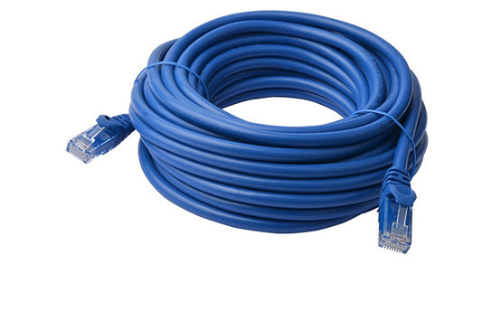 8Ware CAT6A Cable 10m - Blue Color RJ45 Ethernet Network LAN UTP Patch Cord Snagless