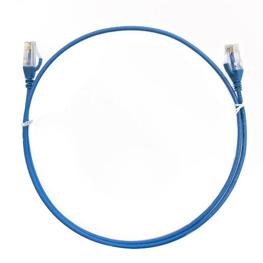 8ware CAT6 Ultra Thin Slim Cable 3m   300cm - Blue Color Premium RJ45 Ethernet Network LAN UTP Patch Cord 26AWG for Data