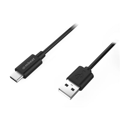 (LS) mbeat Prime 2m USB-C To USB Type-A 2.0 Charge And Sync Cable - High Quality 480Mbps Fast Charging for Macbook Pro Google Chrome Samsung Galaxy H