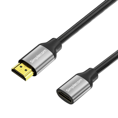 Simplecom CAF305 0.5M HDMI 2.1 Extension Cable Male to Female 48Gbps 8K 60Hz
