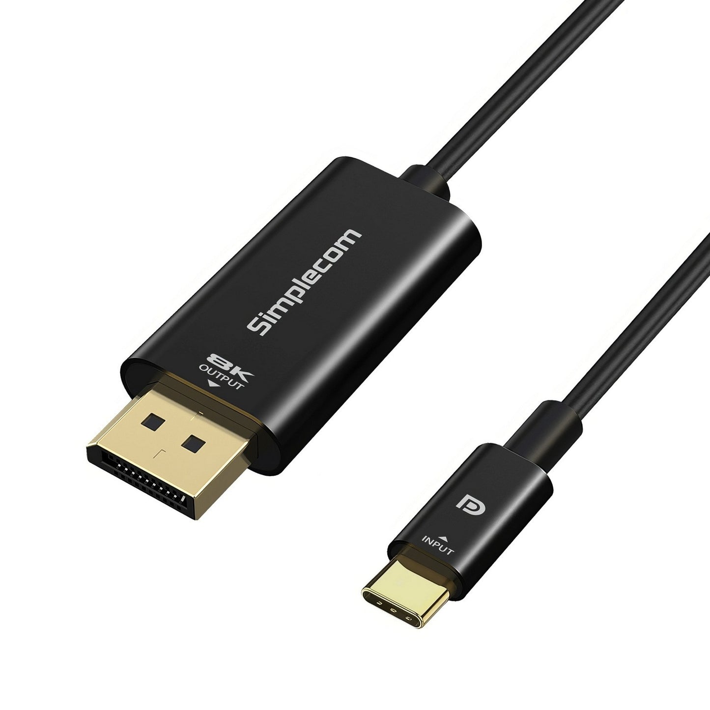 Simplecom DA323 USB-C to DisplayPort Cable DP1.4 8K 60Hz 2M