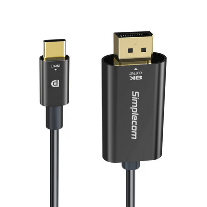 Simplecom DA323 USB-C to DisplayPort Cable DP1.4 8K 60Hz 2M
