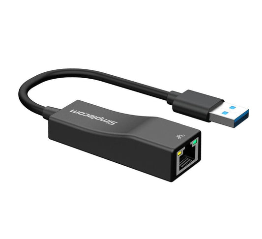 Simplecom NU302 SuperSpeed USB 3.0 to RJ45 Gigabit 1000Mbps Ethernet Network Adapter
