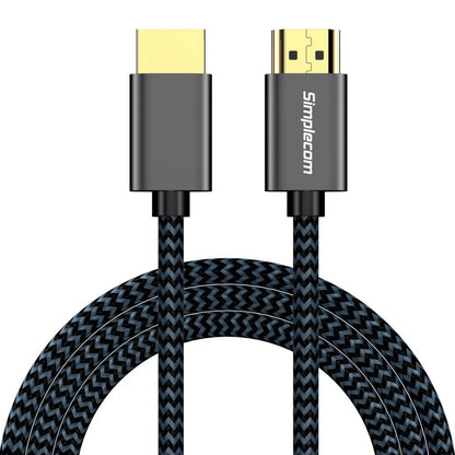 Simplecom SBT002 Ultra High Speed HDMI 2.1 Cable Nylon Braided 48Gbps 8K 60Hz