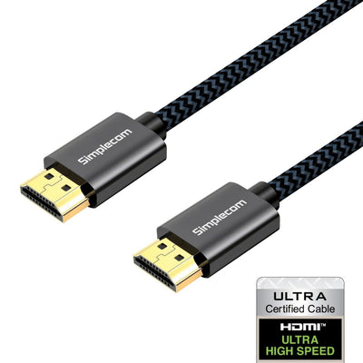 Simplecom SBT002 Ultra High Speed HDMI 2.1 Cable Nylon Braided 48Gbps 8K 60Hz