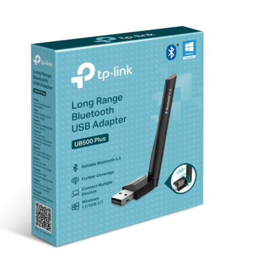 TP-Link UB500 Plus Long Range Bluetooth USB Adapter,  USB 2.0, 1External Antenna