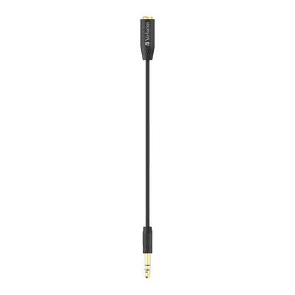 Verbatim 3.5mm 3 Meters - Premium Aux Audio Extension Cable 3m - Black