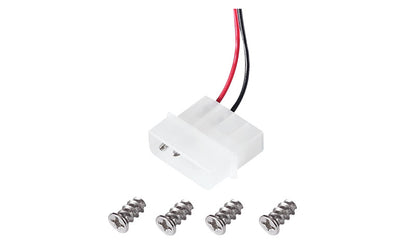 DeepCool 80mm Hydro Bearing Case Fan Molex 20dB 1800rpm 82g, High Quality Black Material, Low RPM