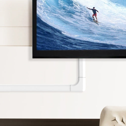 Brateck Plastic Cable Cover - 750mm Material: Polyvinyl Chloride(PVC) Dimensions 60x20x750mm - White (LS)