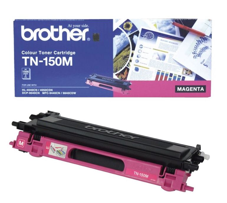 TN-150M COLOUR LASER TONER - STANDARD MAGENTA TONER CARTRIDGE TO SUIT HL-4040CN 4050CDN, DCP-9040CN 9042CDN, MFC-9440CN 9450CDN  9840CDW - 1500 pages