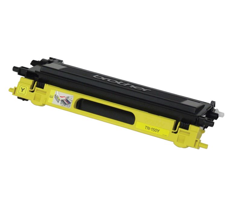 TN-150Y COLOUR LASER TONER - STANDARD YELLOW TONER CARTRIDGE TO SUIT HL-4040CN 4050CDN, DCP-9040CN 9042CDN, MFC-9440CN 9450CDN 9840CDW - 1500 PAGES