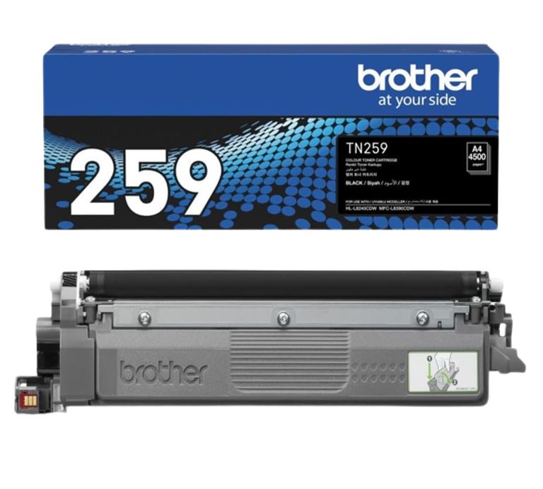 Brother TN-259BK NEW BLACK SUPER HIGH YIELD CARTRIDGE TO SUIT MFC-L8390CDW HL-L8240CDW  -Up to 4500pages