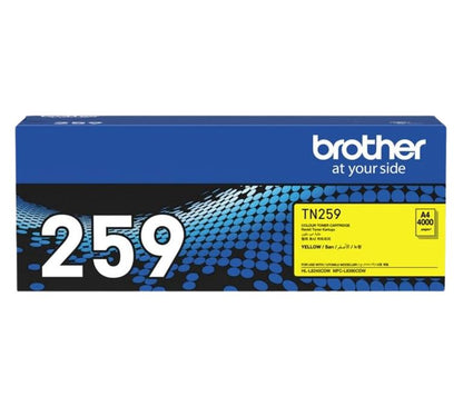 Brother TN-259Y NEW YELLOW SUPER HIGH YIELD CARTRIDGE TO SUIT MFC-L8390CDW HL-L8240CDW -Up to 4000pages