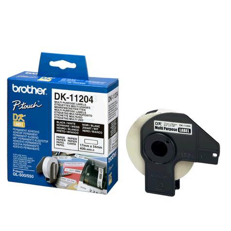 White Multi-purpose Return Address Labels, 17mmX54mm