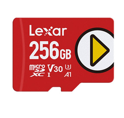 Lexar PLAY microSDXC UHS-I cards up to 160MB s read, up to 100MB s write1 High-speed performance for gaming devices featureA1 A2 class wide range
