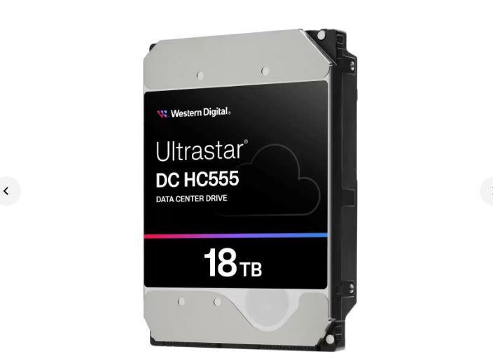 Western Digital WD Ultrastar 18TB 3.5 ft SAS HC555 Data Center HDD Storage