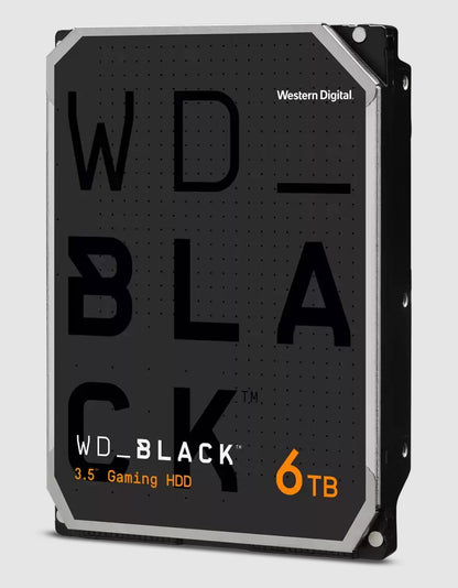 Western Digital WD Black 6TB 3.5 ft HDD SATA 6gb s 7200RPM 256MB Cache CMR Tech for Hi-Res Video Games 5yrs Wty ~WD6004FZBX