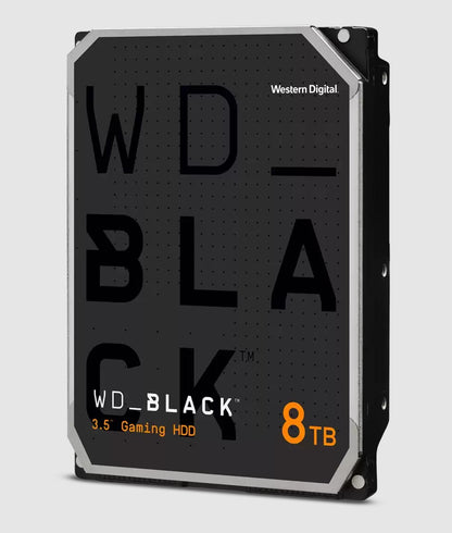 Western Digital WD Black 8TB 3.5 ft HDD SATA 6gb s 7200RPM 256MB Cache CMR Tech for Hi-Res Video Games 5yrs Wty ~WD8002FZBX