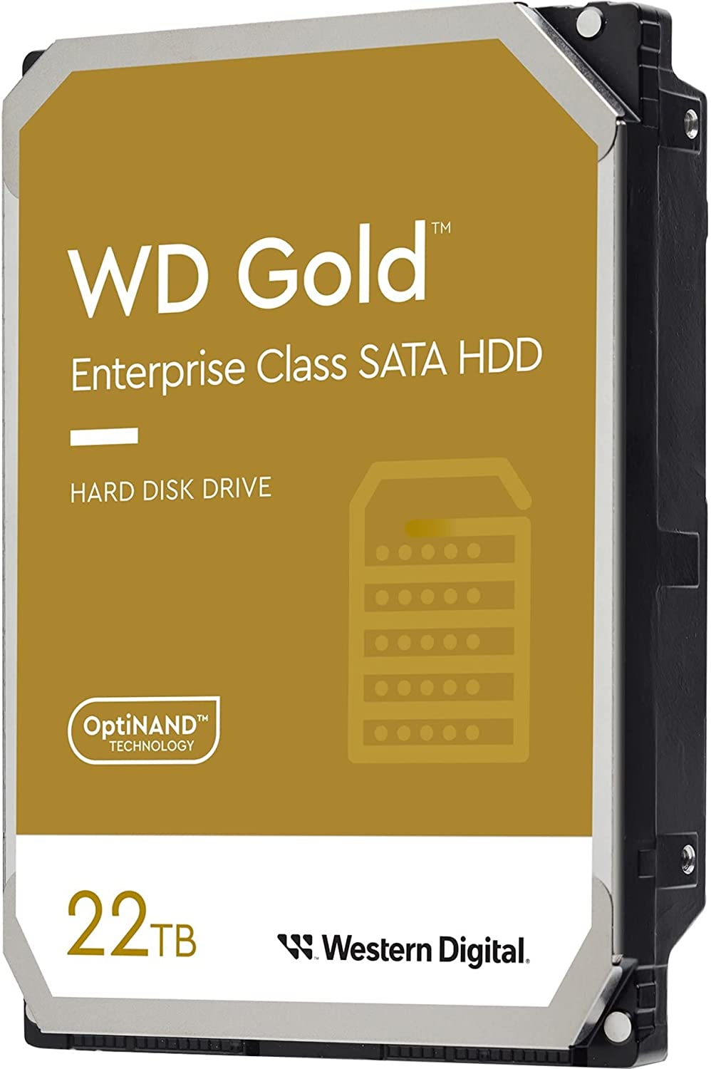 Western Digital Gold 22TB 3.5 ft Enterprise Class SATA 6 Gb s HDD 7200 RPM Cache Size 512MB 5-Year Limited Warranty
