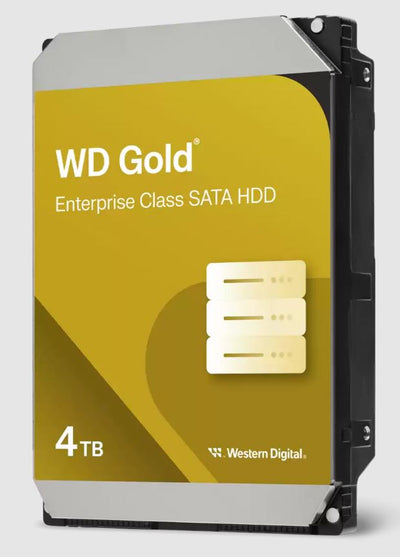 Western Digital Gold 4TB 3.5 ft Enterprise Class SATA 6 Gb s HDD 7200 RPM Cache Size  256MB 5-Year Limited Warranty