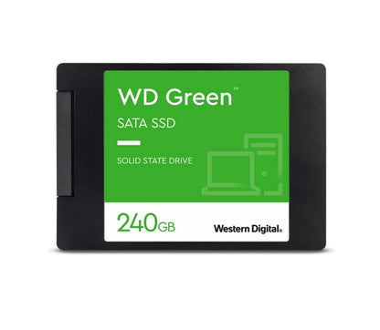 Western Digital WD Green 240GB 2.5 ft SATA SSD 545R 430W MB s 80TBW 3D NAND 7mm 3 Years Wty ~WDS240G2G0A (LS) replacement WDS240G5G0A
