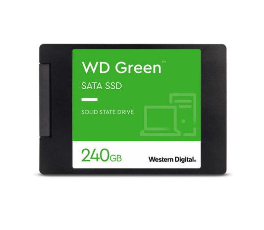Western Digital WD Green 240GB 2.5 ft SATA SSD 545R 430W MB s 80TBW 3D NAND 7mm 3 Years Wty ~WDS240G2G0A (LS) replacement WDS240G5G0A
