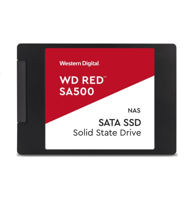 Western Digital WD Red SA500 1TB 2.5 ft SATA NAS SSD 24 7 560MB s 530MB s R W 95K 85K IOPS 600TBW 2M hrs MTBF 5yrs wty