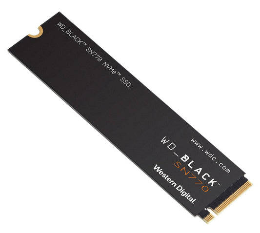 Western Digital WD Black SN770 1TB Gen4 NVMe SSD - 5150MB s 4900MB s R W 600TBW 740K 800K IOPS 1.75M Hrs MTBF M.2 PCIe4.0 5yrs~replacement WDS100T4X0E