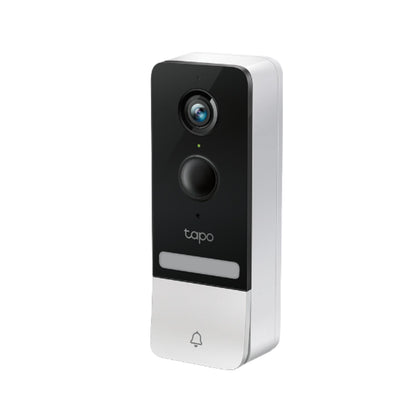 TP-Link Tapo D230S1 Smart Battery Video Doorbell, 2K 5MP Live View, Colour Night Vision, Water  Dust Resistant IP64