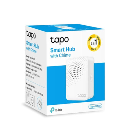 TP-Link Tapo Smart IoT Hub with Chime, Whole-Home Coverage, Low-Power Wireless Protocol , Smart Alarm, Smart Doorbell (Tapo H100ï¼