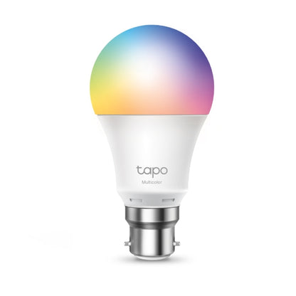 TP-Link Tapo L530B Smart Wi-Fi Light Bulb, Bayonet Fitting, Multicolour (B22   E27), No Hub Required, Voice Control, Schedule  Timer,