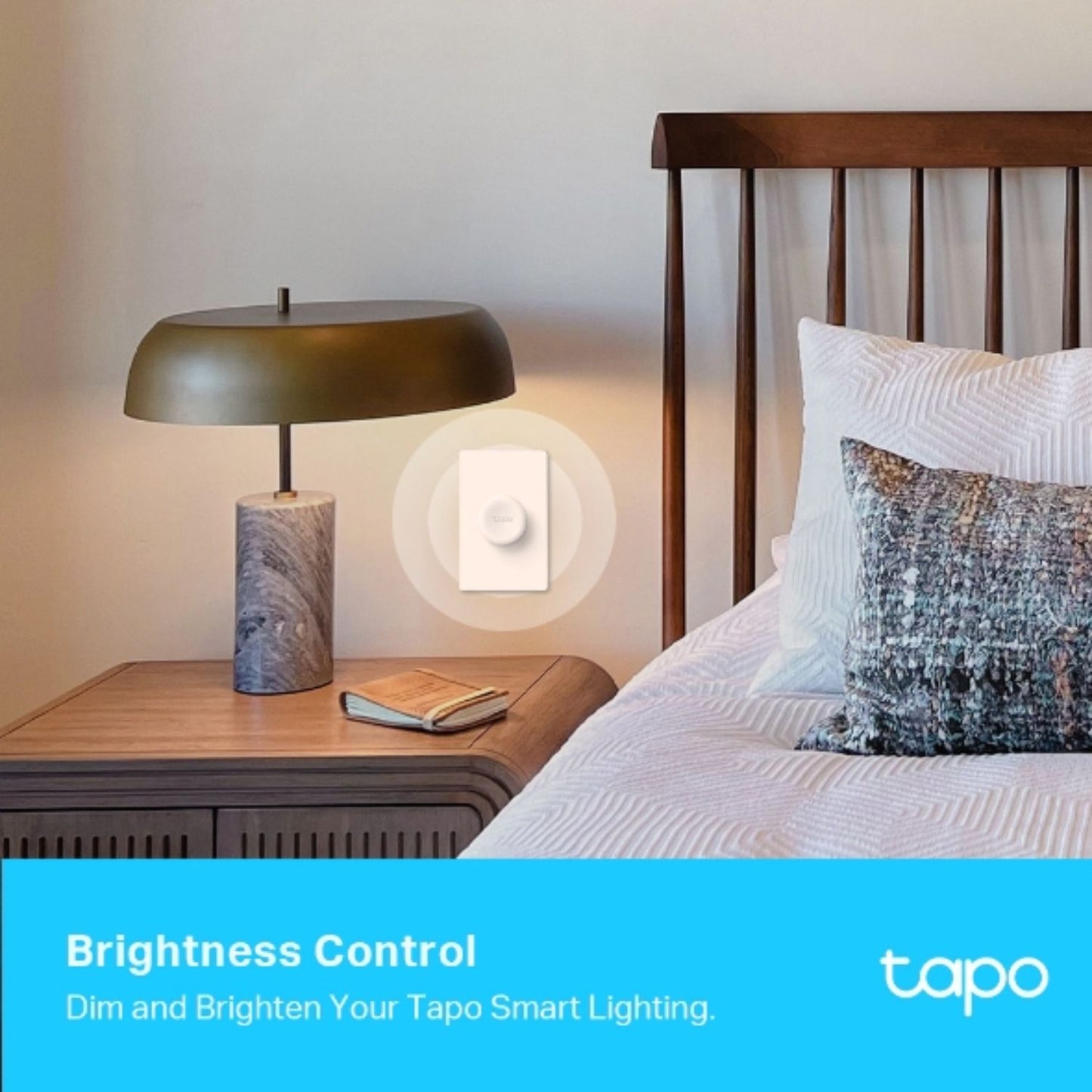 TP-Link Tapo Smart Remote Dimmer Switch, Smart Customised Actions, Multiple Control, Flexible Mounting, Long Battery Life (Tapo S200D)