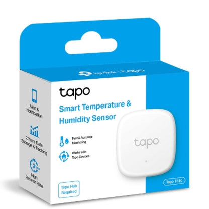 TP-Link Tapo Smart Temperature  Humidity Monitor, Fast  Accurate, Free Data Storage  Visual Graphs,Tapo T310