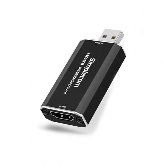 Simplecom DA315 HDMI to USB 2.0 Video Capture Card Full HD 1080p for Live Streaming Recording - Elgato, Atomos Connect