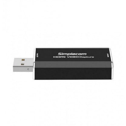 Simplecom DA315 HDMI to USB 2.0 Video Capture Card Full HD 1080p for Live Streaming Recording - Elgato, Atomos Connect