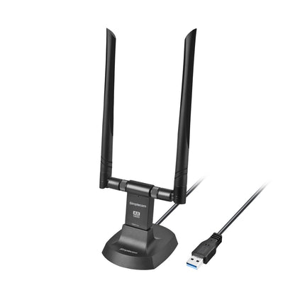 (LS)Simplecom NW811v2 AX1800 Dual Band WiFi 6 USB Adapter 802.11ax with 2x 5dBi High Gain Antennas