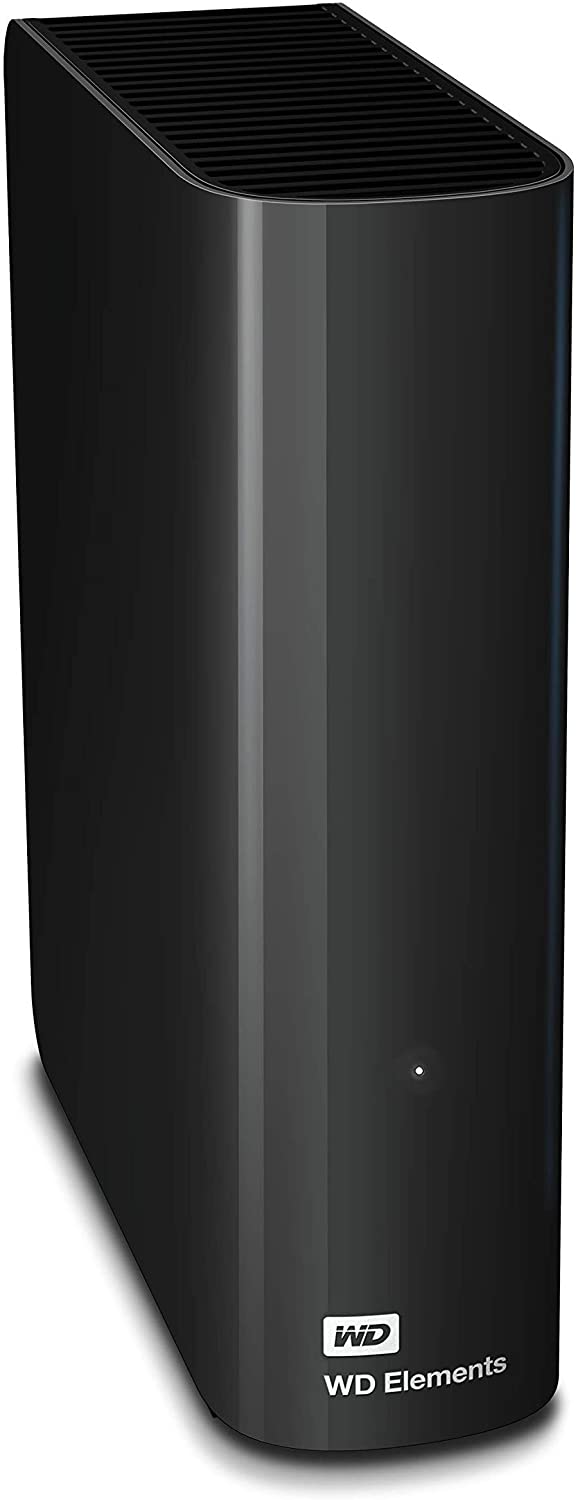 Western Digital WD Elements Desktop 12TB USB 3.0 3.5 ft External Hard Drive - Black Plug  Play Formatted NTFS for Windows 10 8.1 7