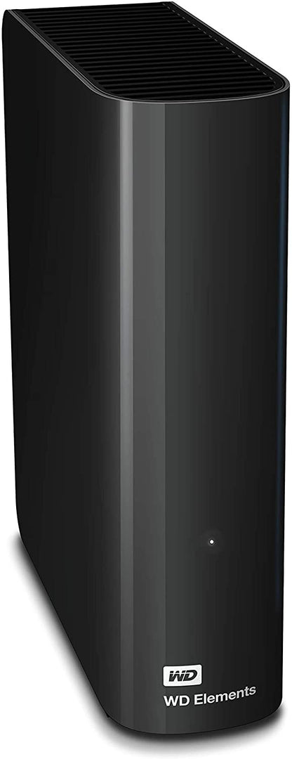Western Digital WD Elements Desktop 12TB USB 3.0 3.5 ft External Hard Drive - Black Plug  Play Formatted NTFS for Windows 10 8.1 7
