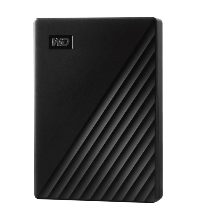 (LS)Western Digital My Passport 2TB USB 3.0 2.5 ft Portable External Hard Drive - 256-bit AES Encryption Slim Light Durable Shock Proof Black Plug  Pla