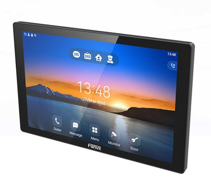Fanvil i507W Indoor SIP Station, 6 SIP Lines, PoE, 10.1 ft Colour Touch Screen, Android 9.0, Dual-Band Wi-Fi, ONVIF, Alarm Inputs, Remote Unlock, 2Yr Wa