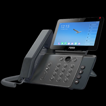 Fanvil V67 Enterprise IP Phone, 7 ft Touch Screen, 5mp Camera, Andriod 9.0, Built in Wifi, BT, Wall Mountable, Upto 116 DSS Keys, 20 Lines, 2 Year WTY