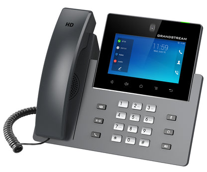 Grandstream GXV3450 16 Line Android IP Phone, 16 SIP Accounts, 1280 x 800 Colour Touch Screen, 2MB Camera, Built In BluetoothWiFi, Powerable Via POE
