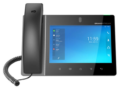 Grandstream GXV3480 16 Line Android IP Phone, 16 SIP Accounts, 1280 x 800 Colour Touch Screen, 2MB Camera, Built In BluetoothWiFi, Powerable Via POE