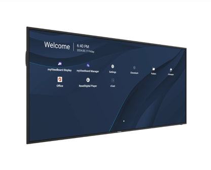 Viewsonic CDE105UW 105 ft 5K Presentation Display, Ultrawide Wireless presentation USB-C, Pro AV 2024 3 Years Advance Replacement, VESA 800 x 600 ProAV
