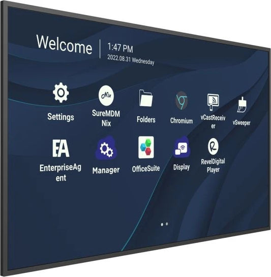 Viewsonic CDE9830 98 ft 4K Presentation Display, 24 7, Wireless presentation USB-C, Pro AV 2024 3 Years Advance Replacement, VESA 800 x 600 ProAV