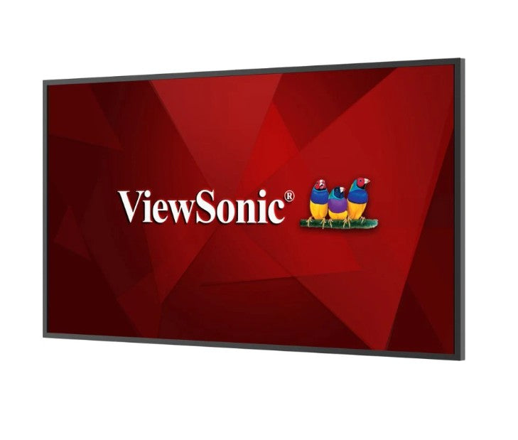 ViewSonic CN4301-1C 43 ft 4K Ultra HD clarity Presentation Display, 24 7 non-stop playback, USB-C port, Intuitive signage player supports