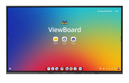 ViewSonic 110 ft 4K Interactive Panel Display, Ultra Clear and Smooth. USB-C, 5 Years Advance Replacement